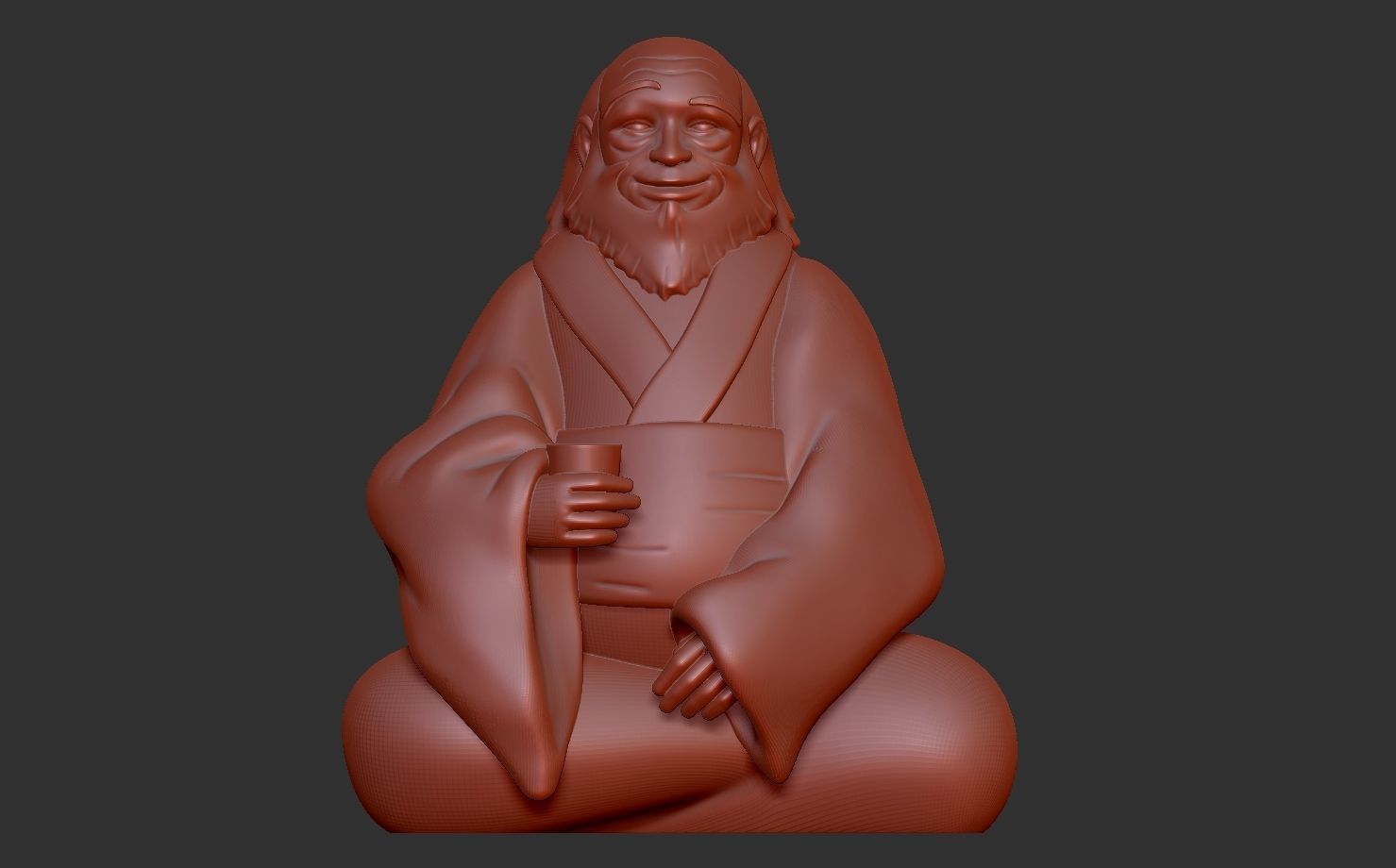 Uncle Iroh - Avatar The Last Airbender - 3D Print Model 3D print model_8