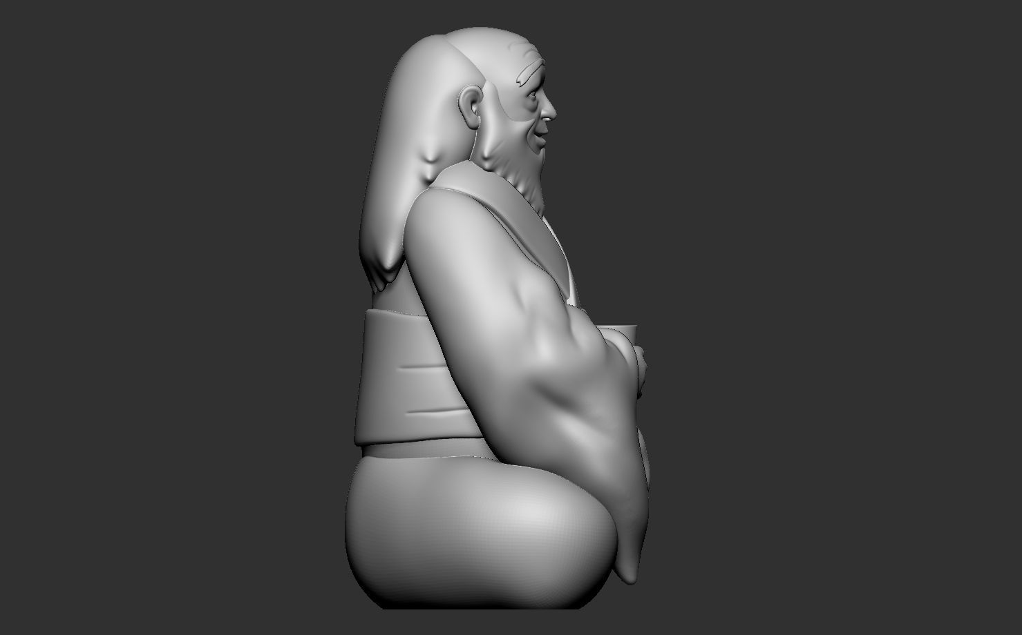 Uncle Iroh - Avatar The Last Airbender - 3D Print Model 3D print model_3