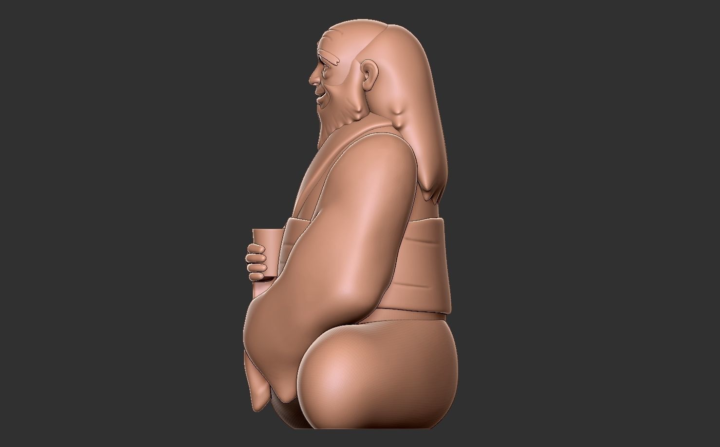 Uncle Iroh - Avatar The Last Airbender - 3D Print Model 3D print model_5