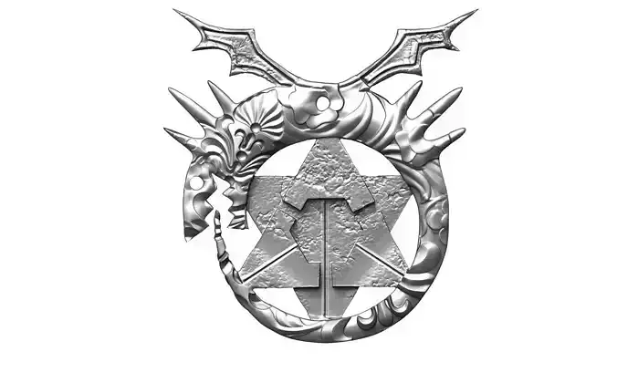 Fullmetal Alchemist Homunculus Pendant  3D print model