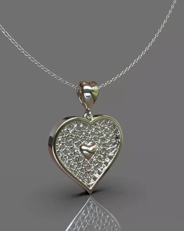 Heart Pendant 3D print model