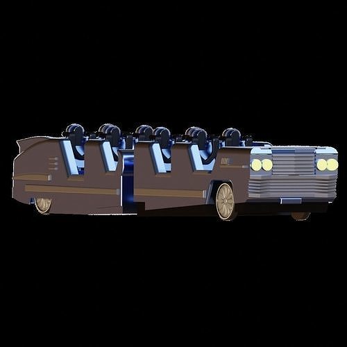 Rock n Rollercoaster ride vehicle Free 3D print model