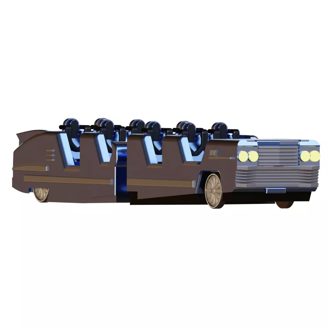 Rock n Rollercoaster ride vehicle Free 3D print model