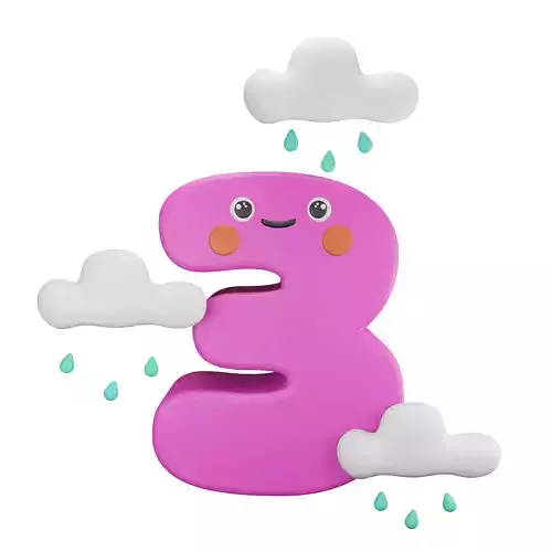 Character Number Three 3