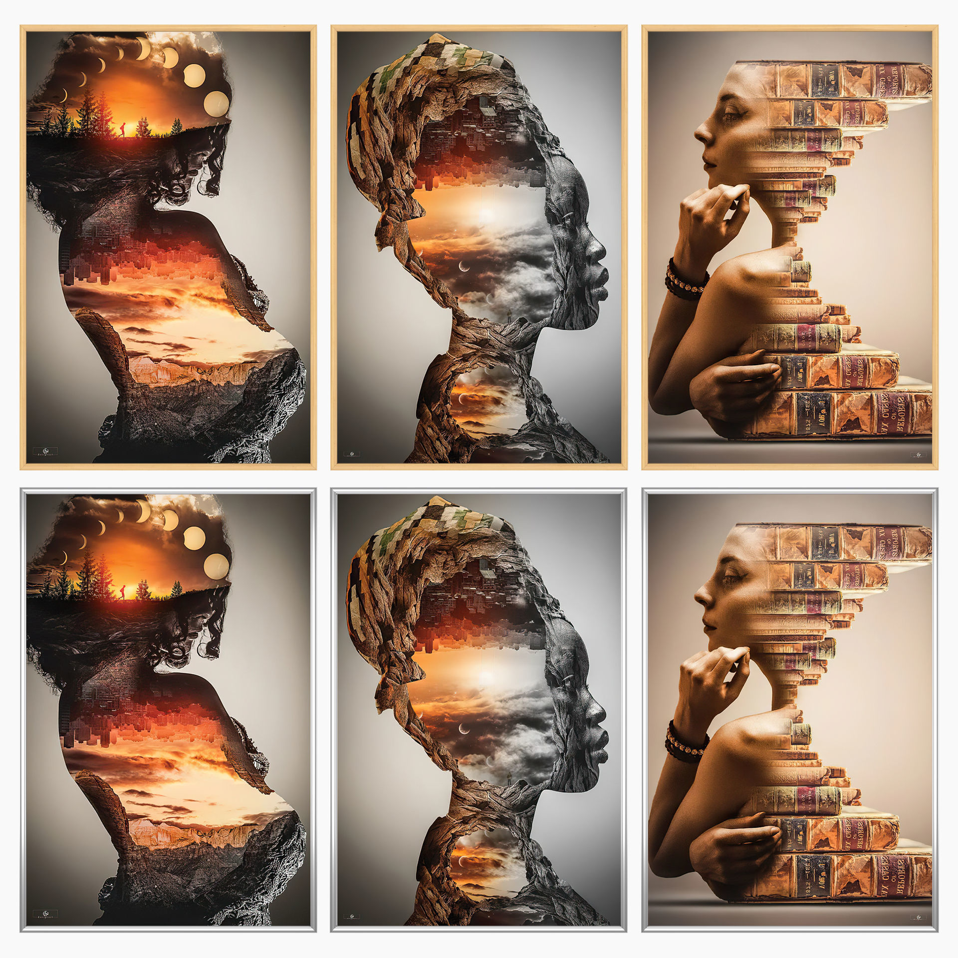 Wall Art Set 3439 3D model_2