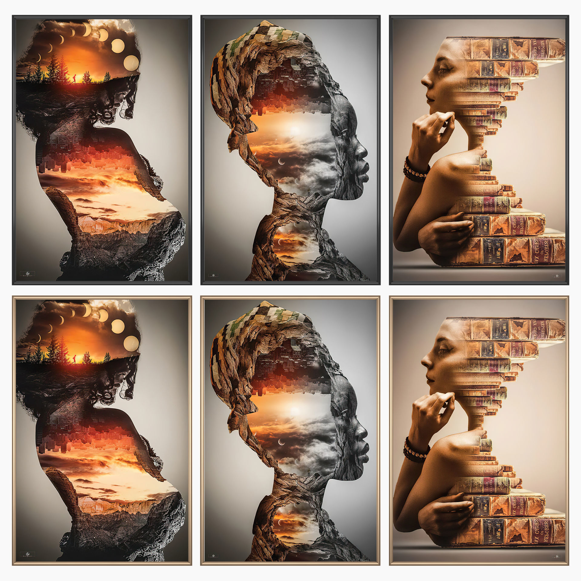 Wall Art Set 3439 3D model_1