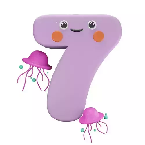 Character Number Seven 7