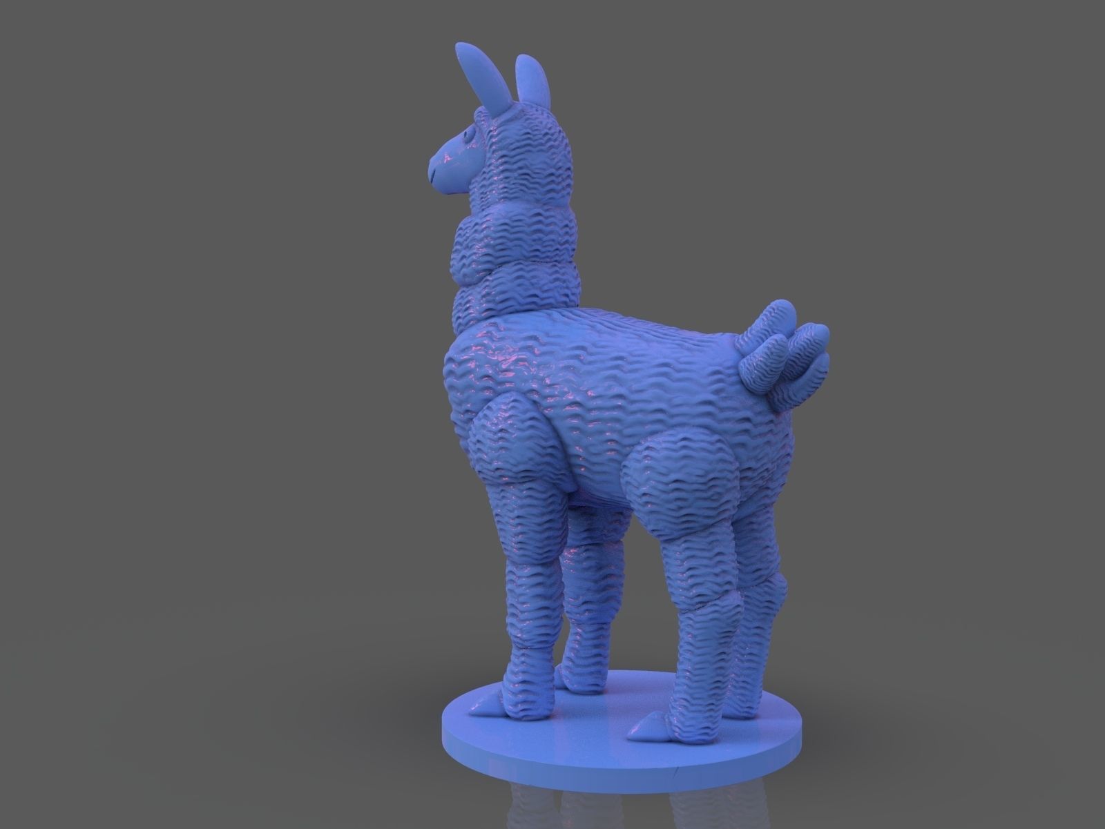 Stylized Llama 3 Versions 3D print model_10