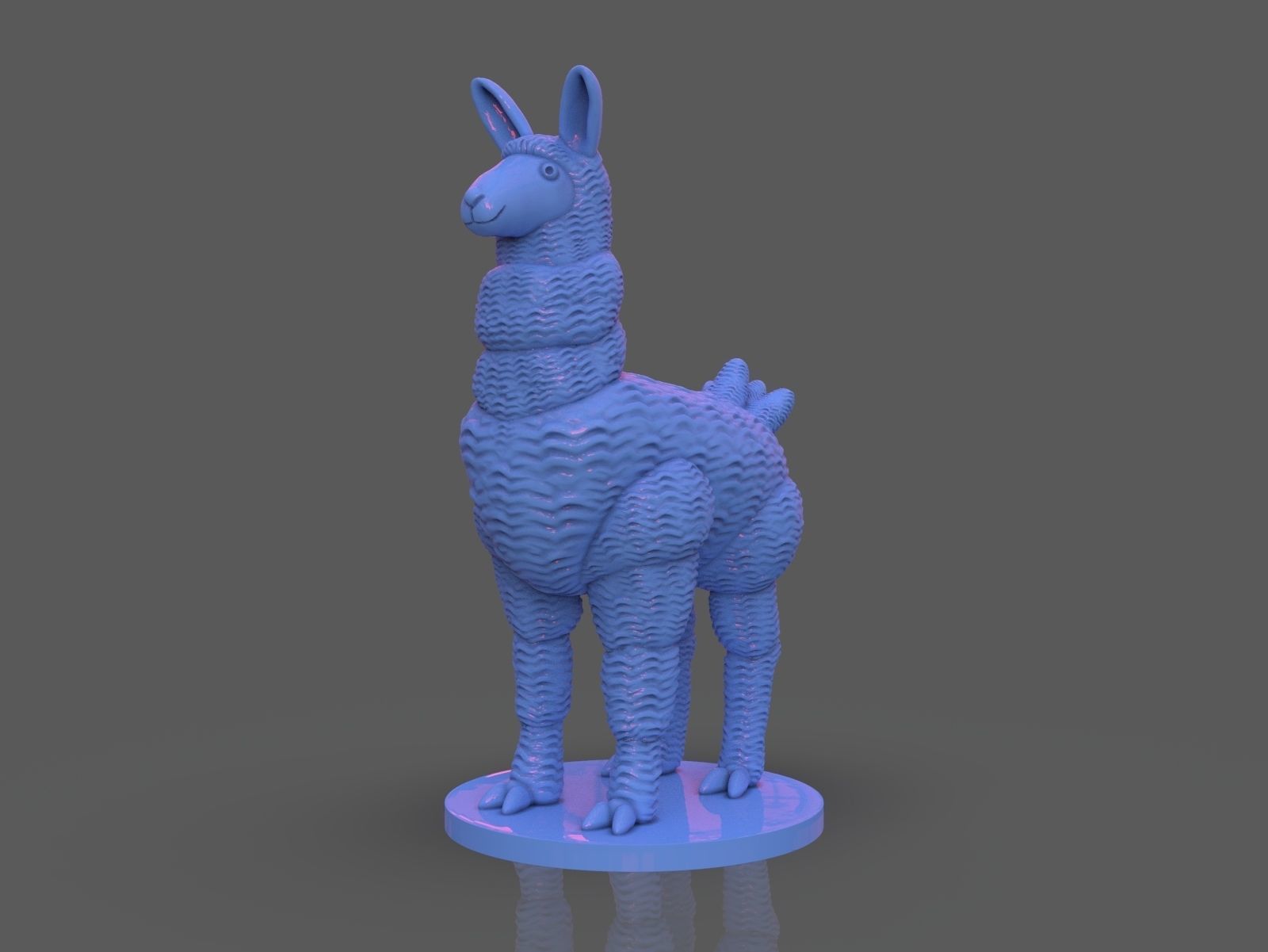 Stylized Llama 3 Versions 3D print model_8