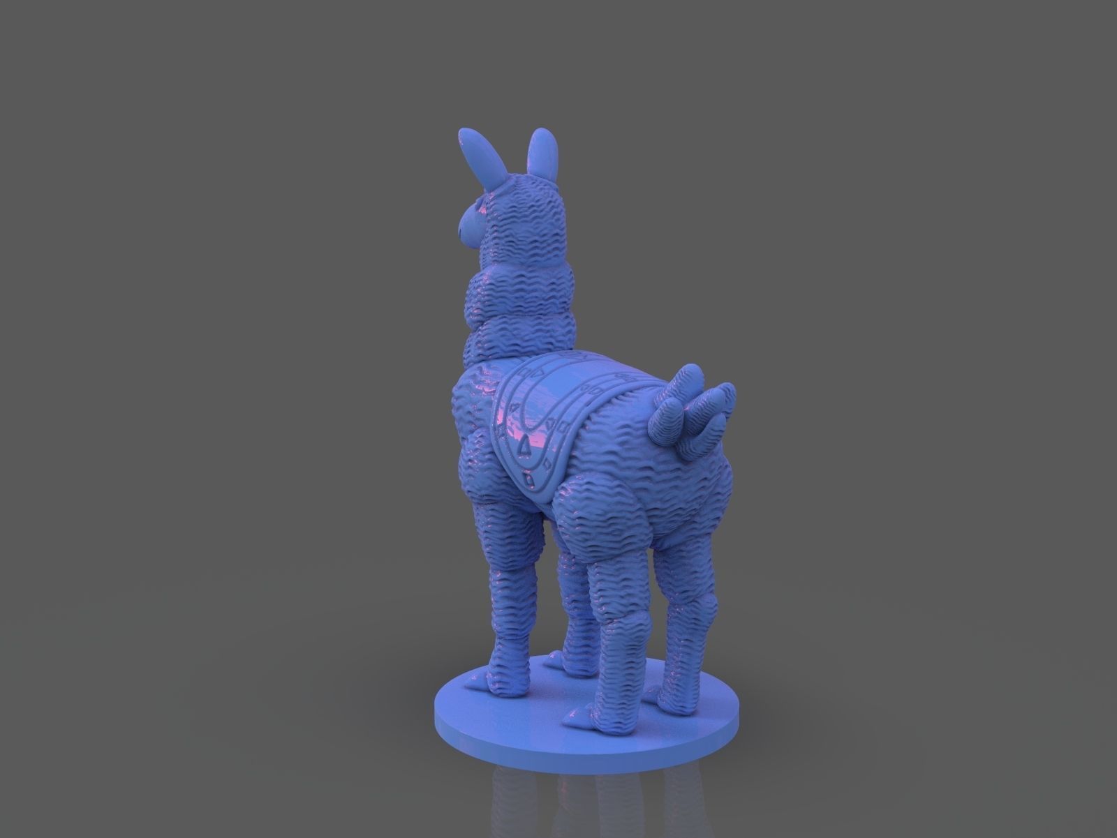 Stylized Llama 3 Versions 3D print model_15