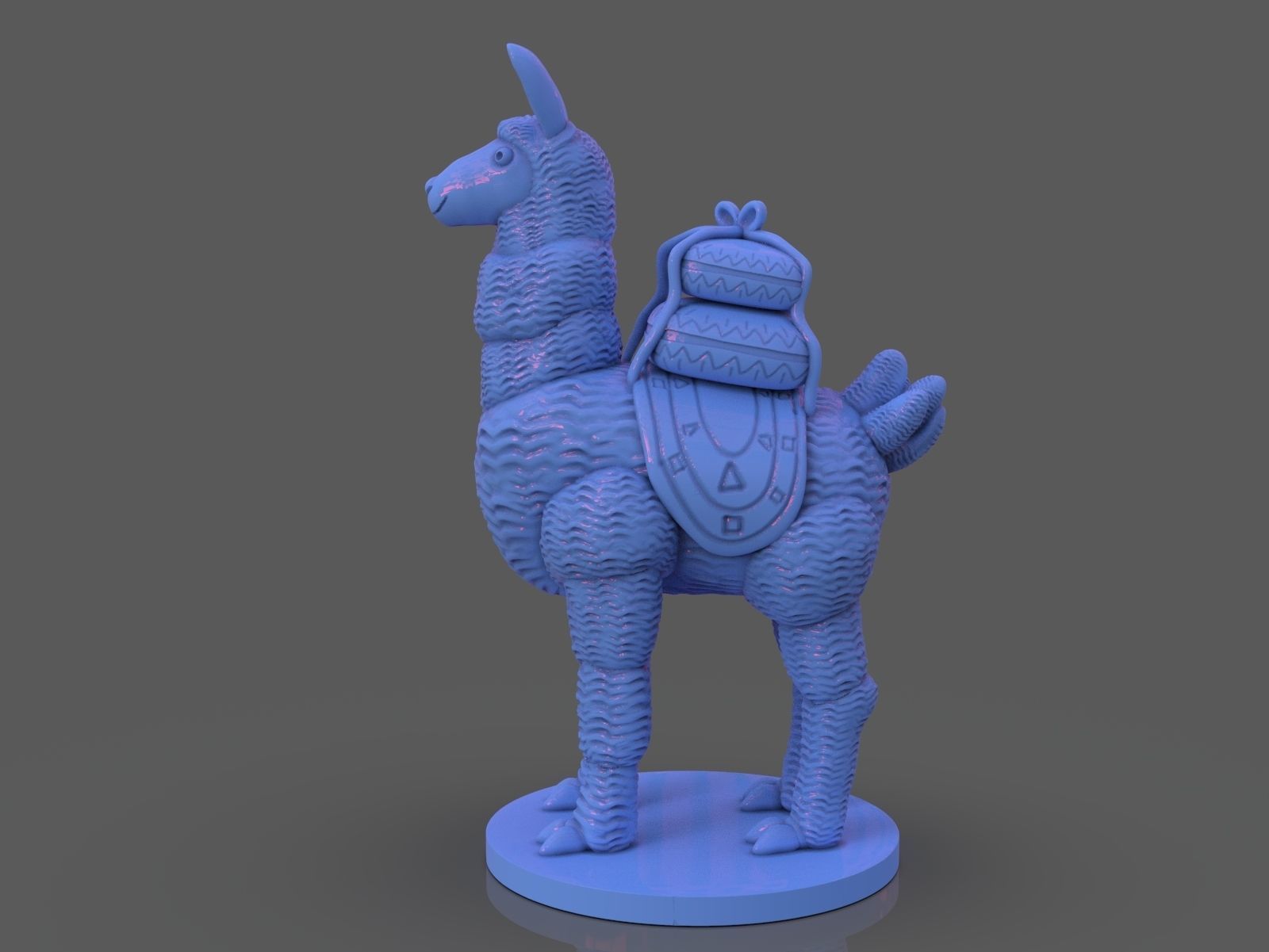 Stylized Llama 3 Versions 3D print model_19
