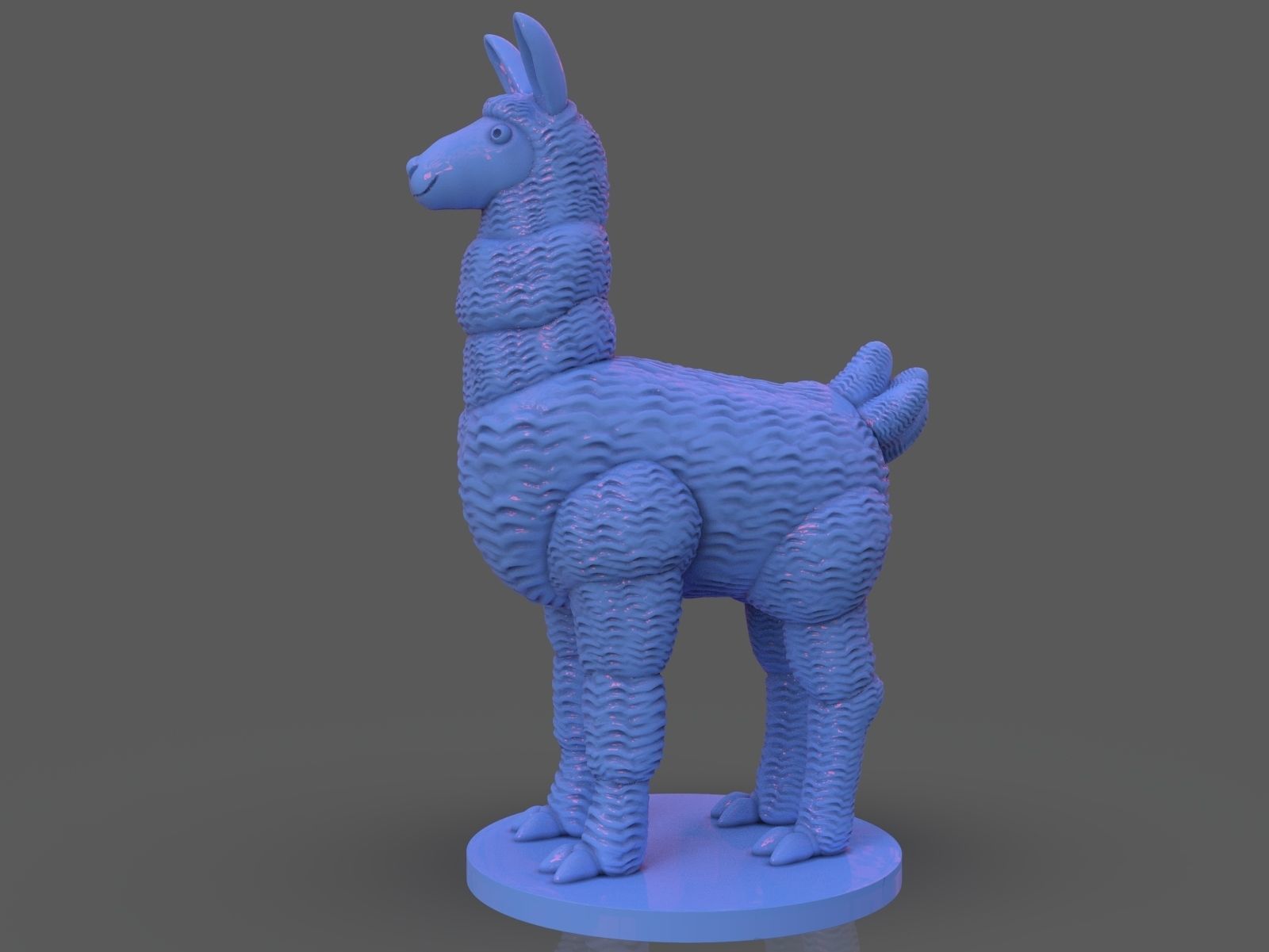 Stylized Llama 3 Versions 3D print model_7