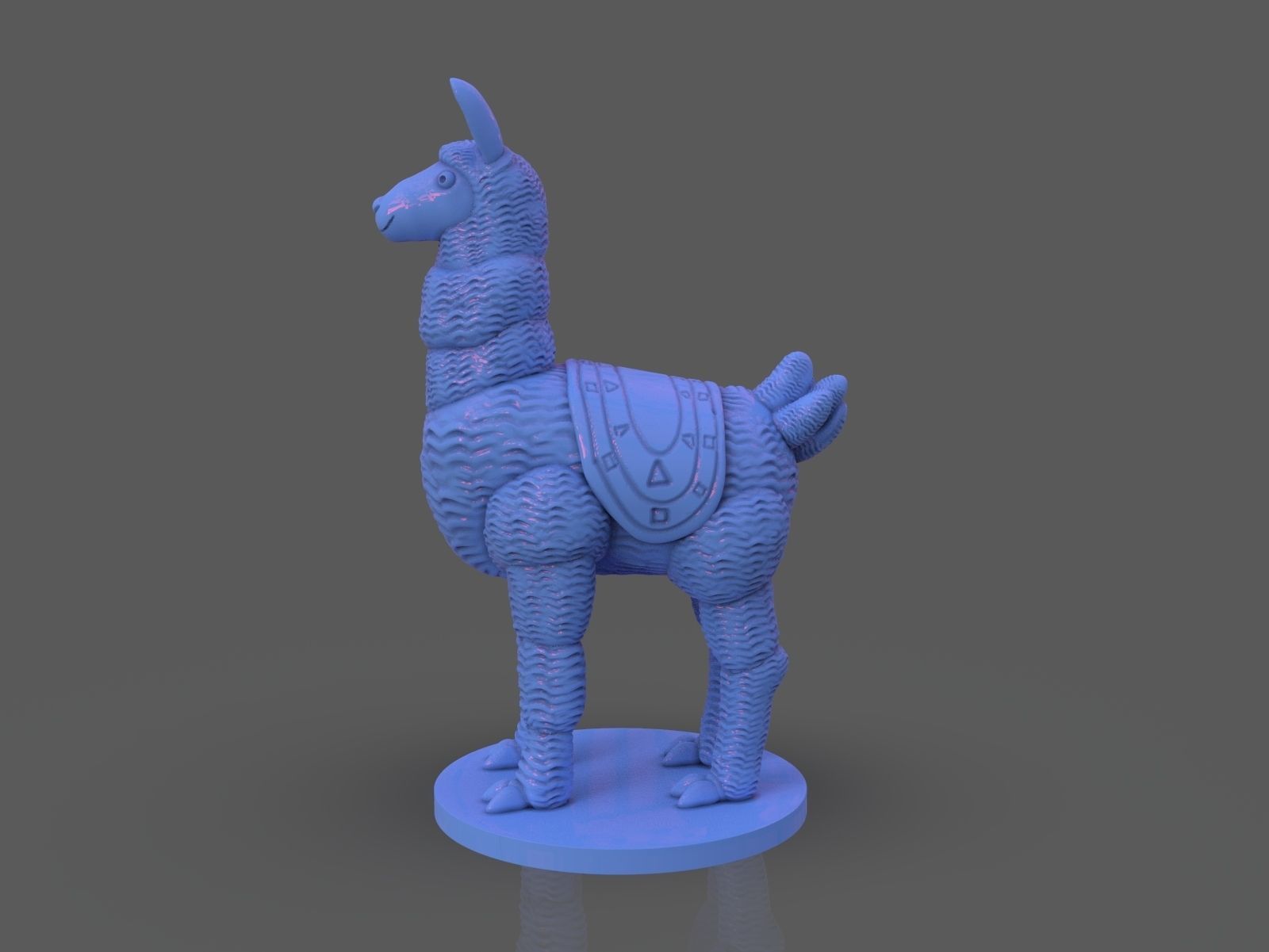 Stylized Llama 3 Versions 3D print model_17