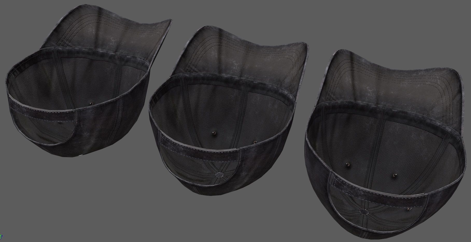 Baseball cap  - PBR Low-poly 3D model_12