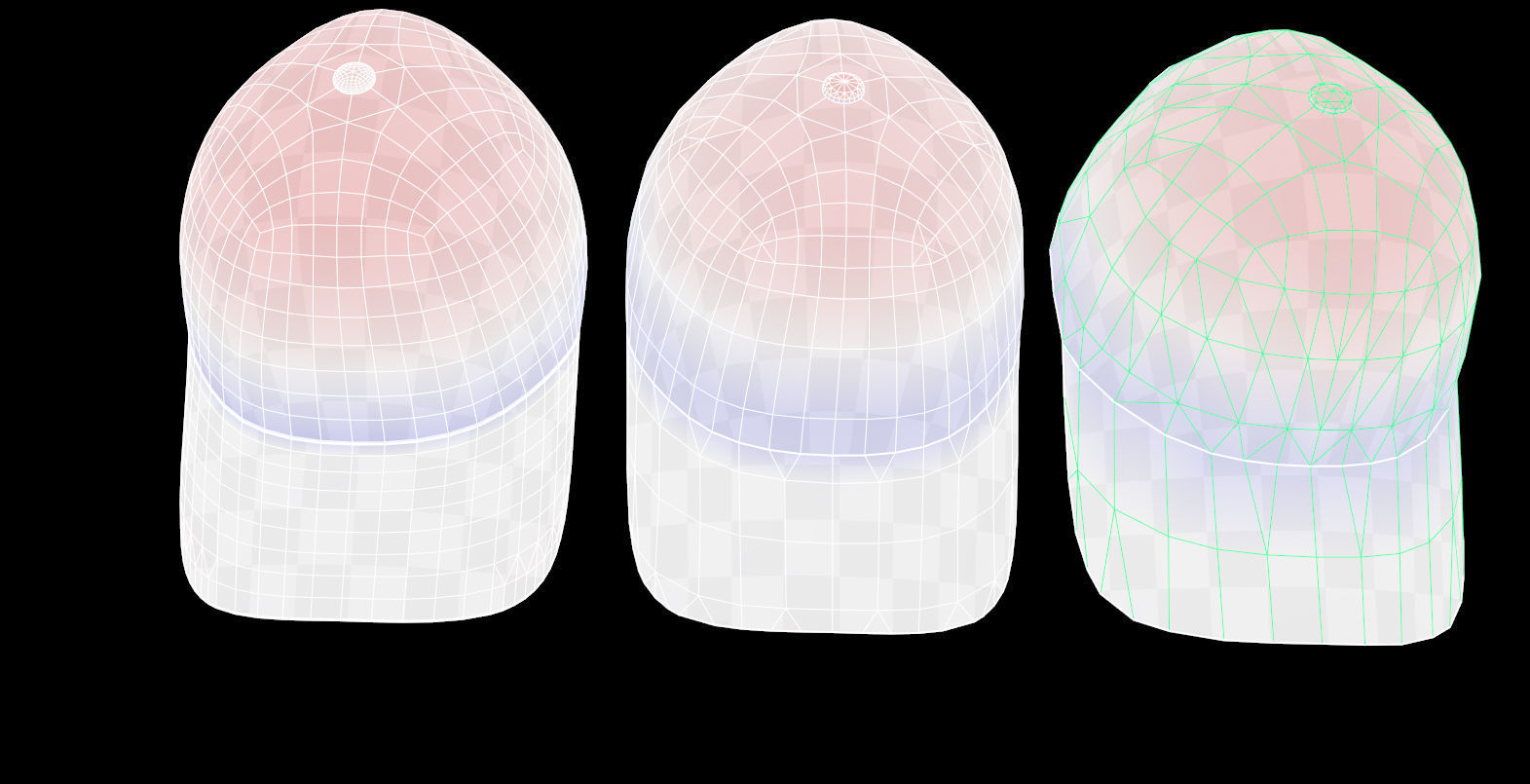 Baseball cap  - PBR Low-poly 3D model_14