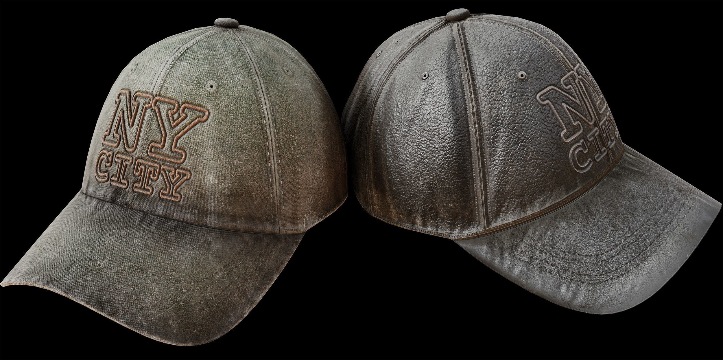 Baseball cap  - PBR Low-poly 3D model_21