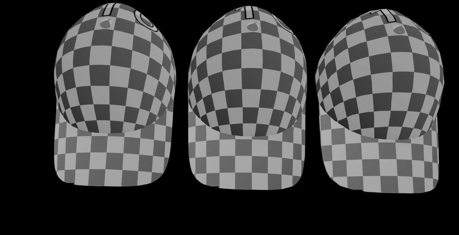 Baseball cap  - PBR Low-poly 3D model_9