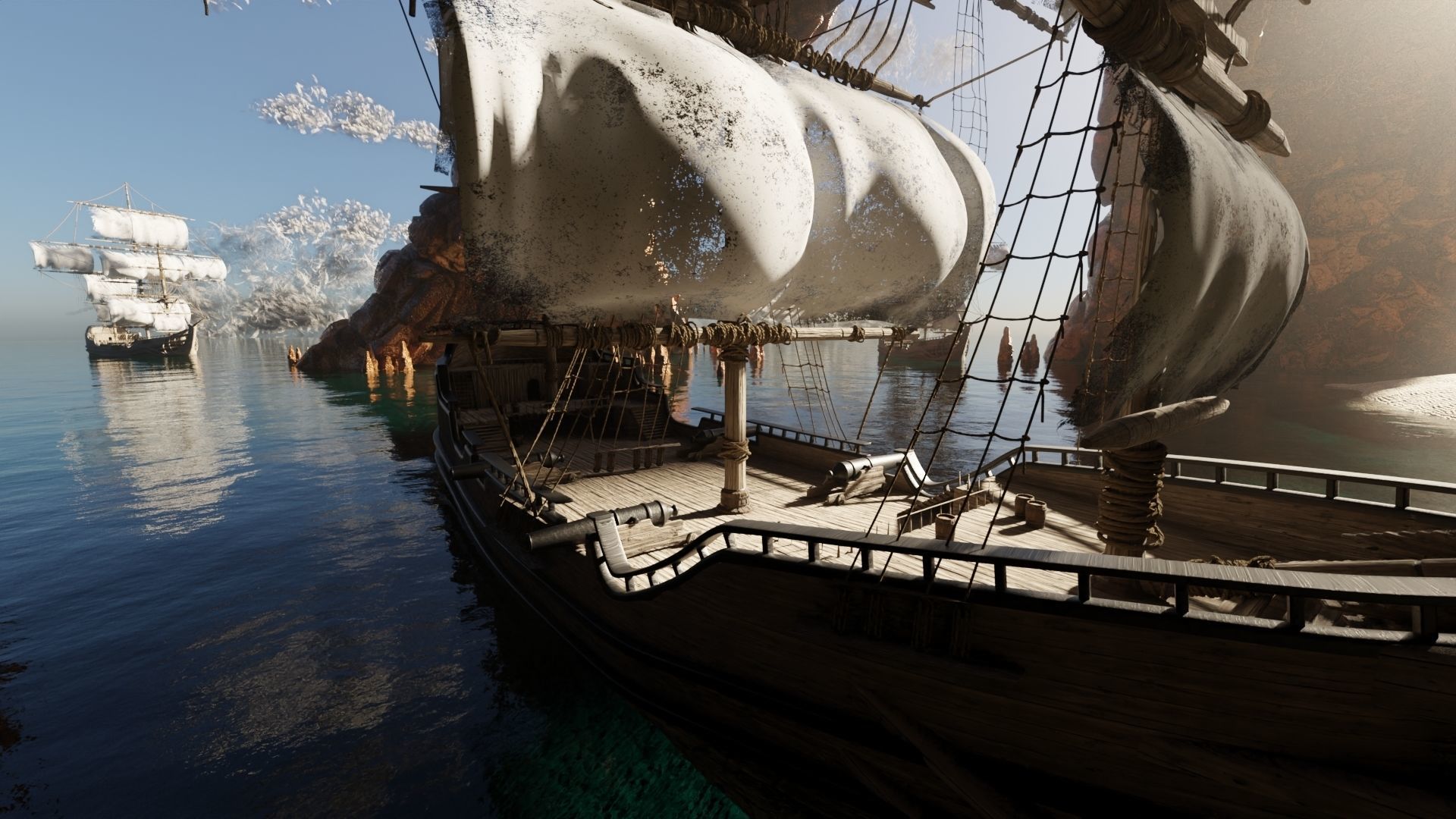 Pirate Island Scene 3D model_3