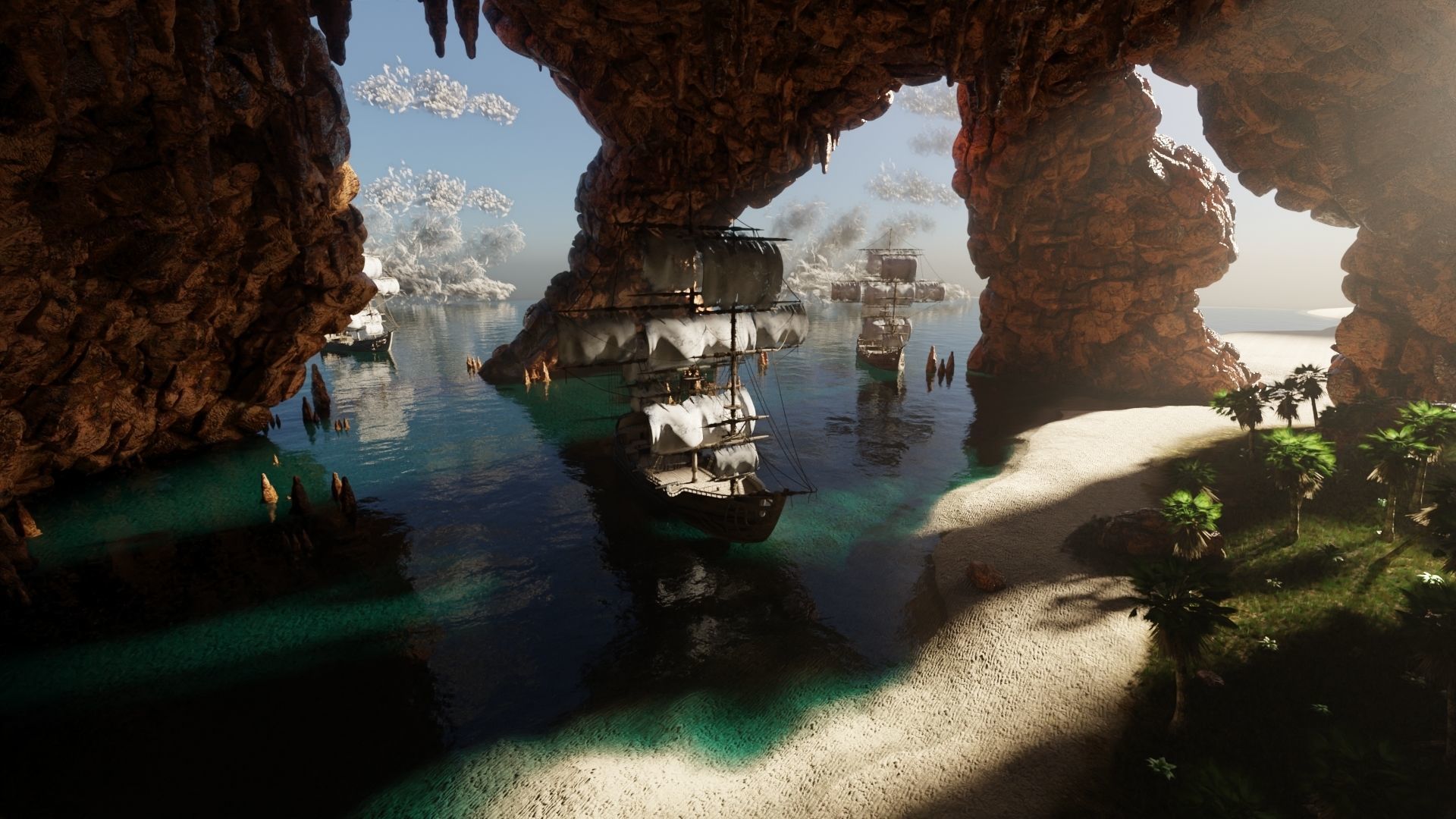 Pirate Island Scene 3D model_20