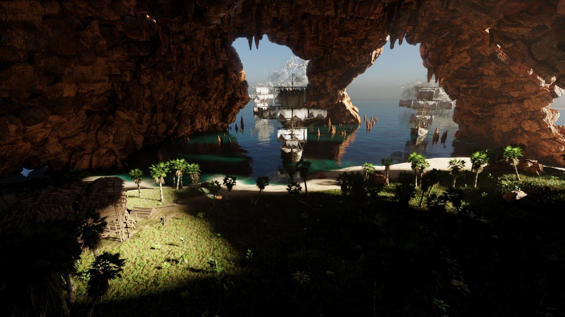 Pirate Island Scene 3D model_14