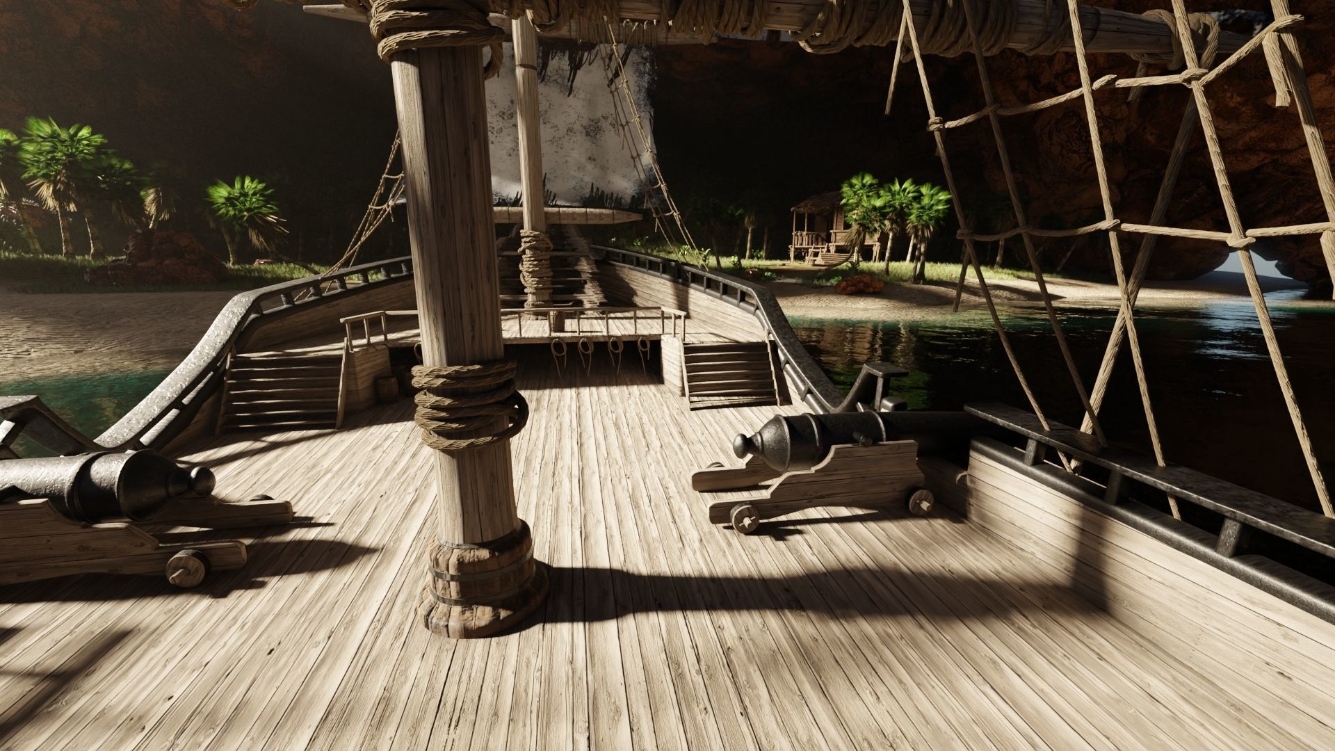 Pirate Island Scene 3D model_19