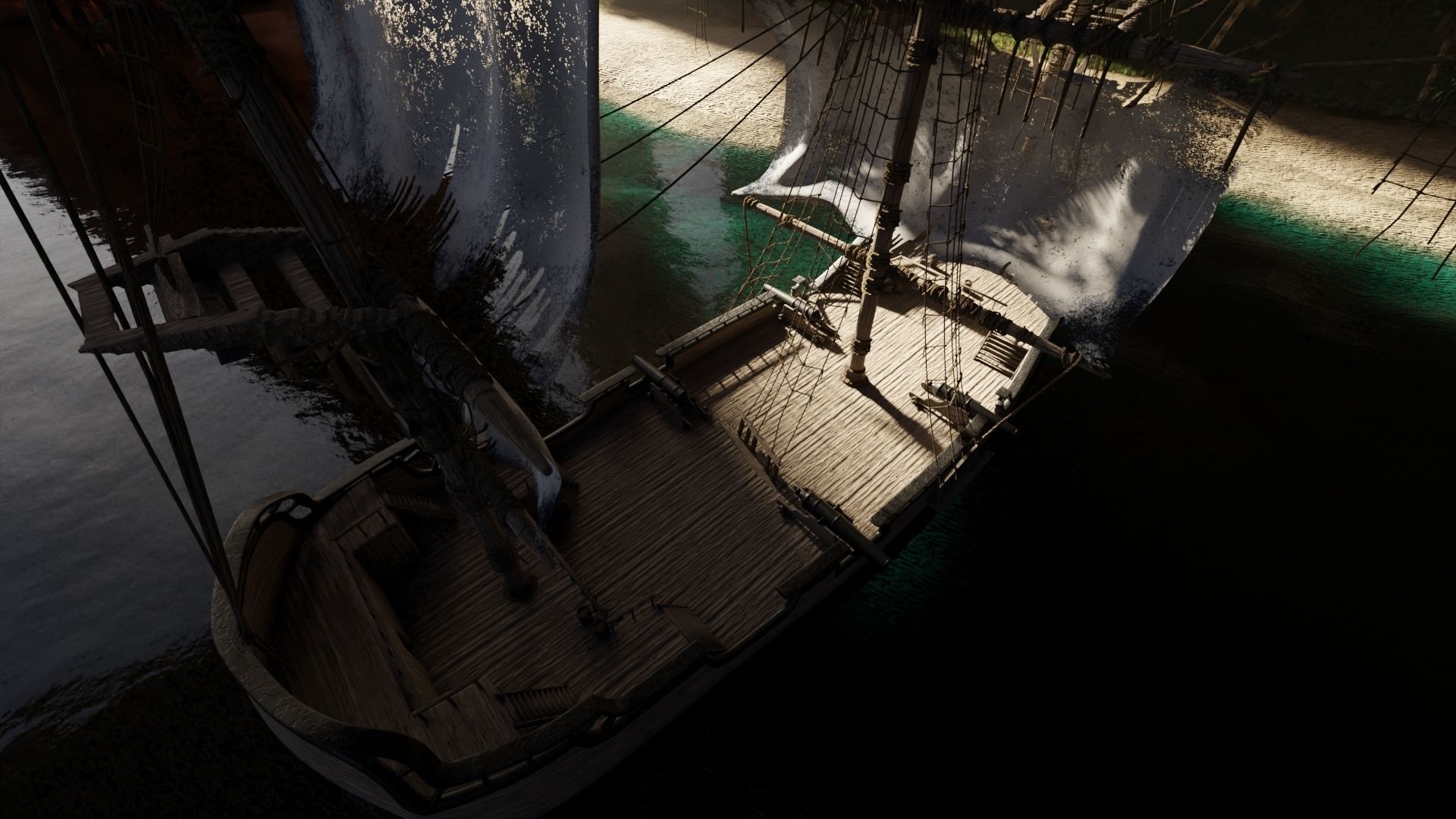 Pirate Island Scene 3D model_22