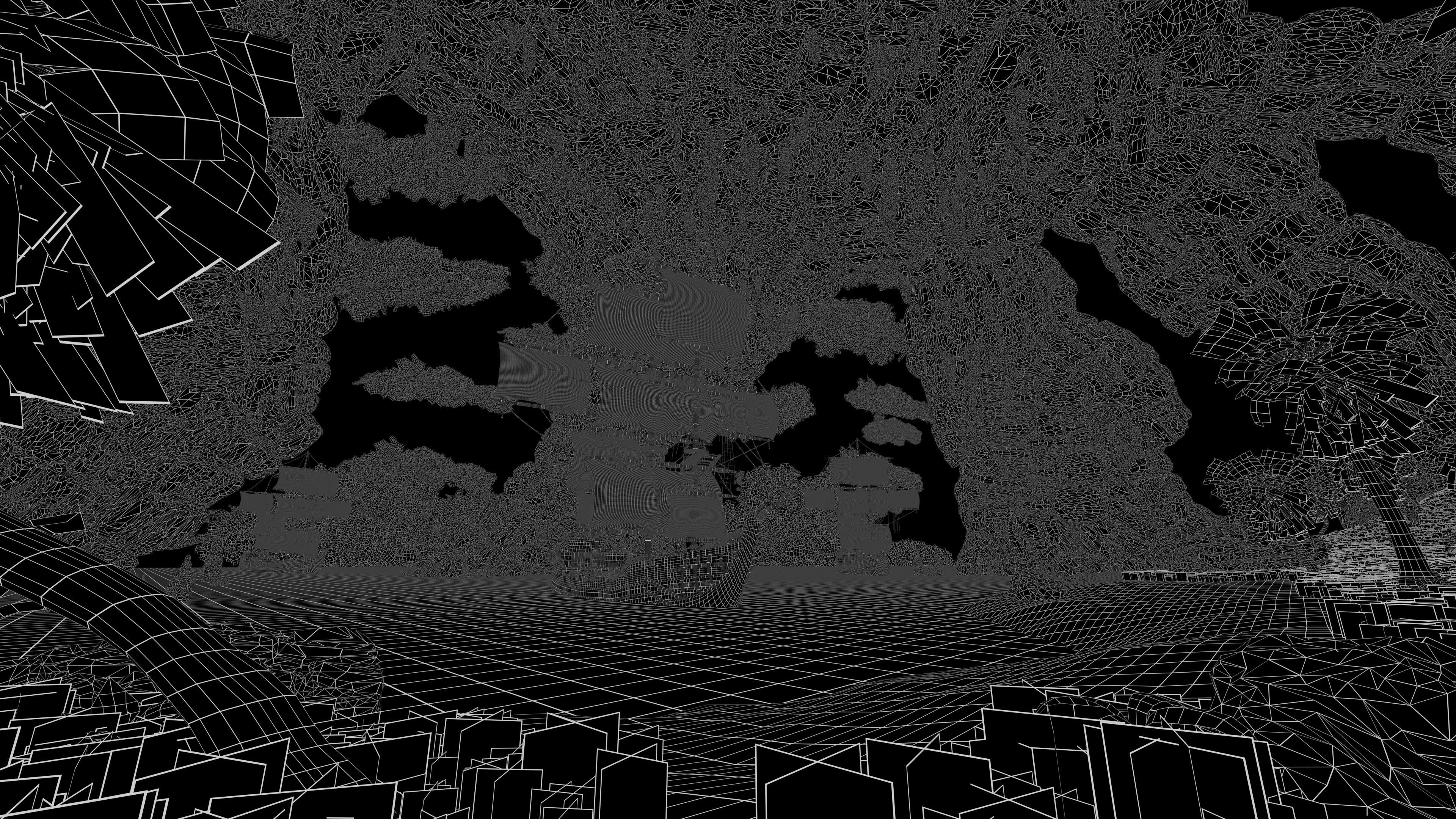 Pirate Island Scene 3D model_24