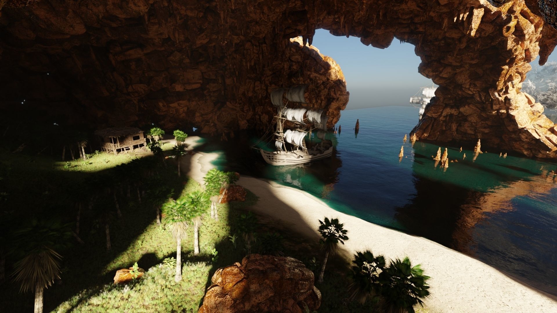 Pirate Island Scene 3D model_15