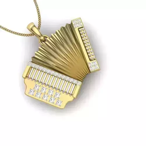 pendant diamond gold