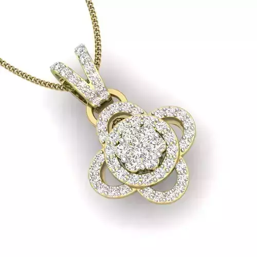 Women pendant 3dm render detail 