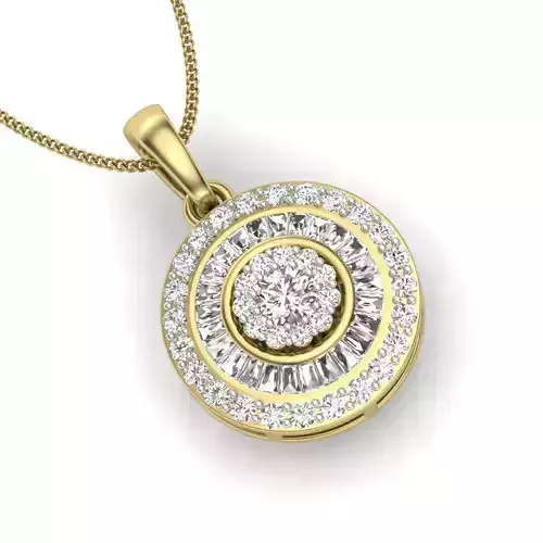 Women pendant 3dm render detail 