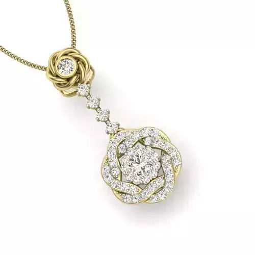 Women pendant 3dm render detail 