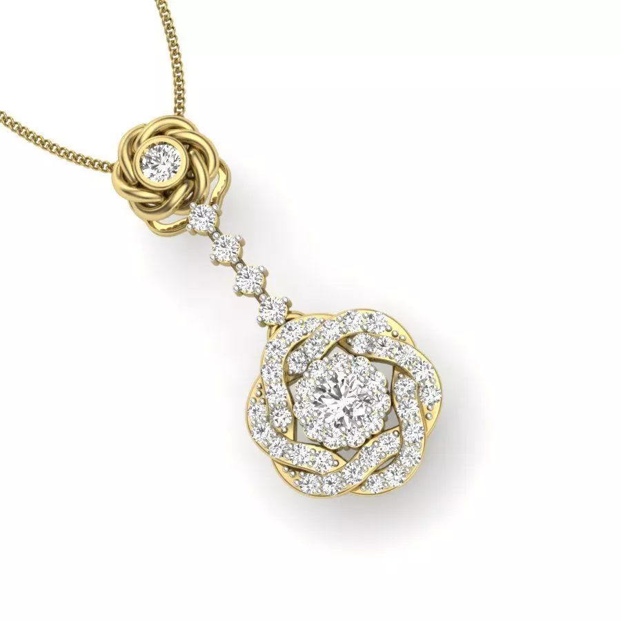 Women pendant 3dm render detail  3D print model_0