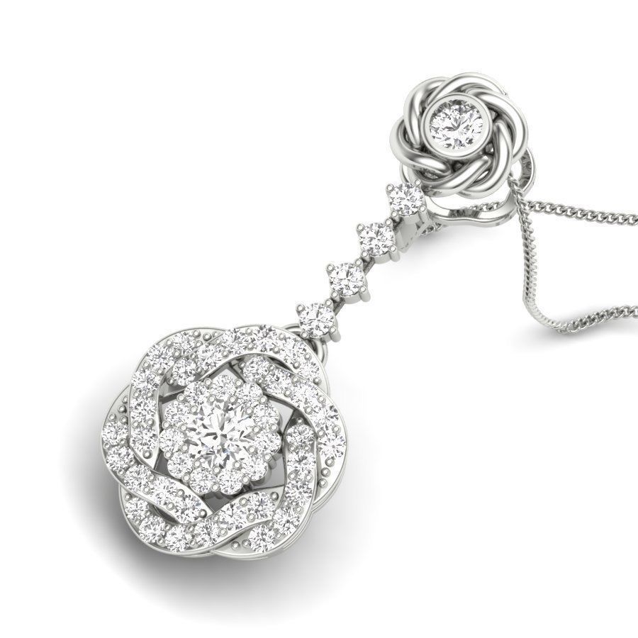 Women pendant 3dm render detail  3D print model_2