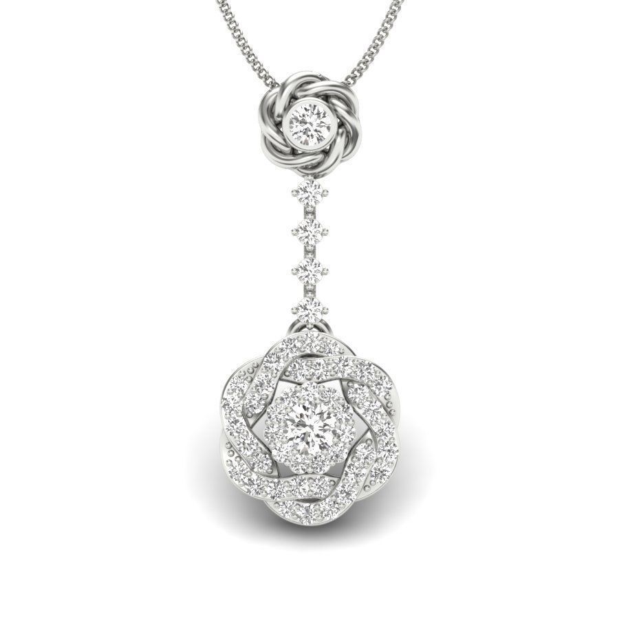 Women pendant 3dm render detail  3D print model_8