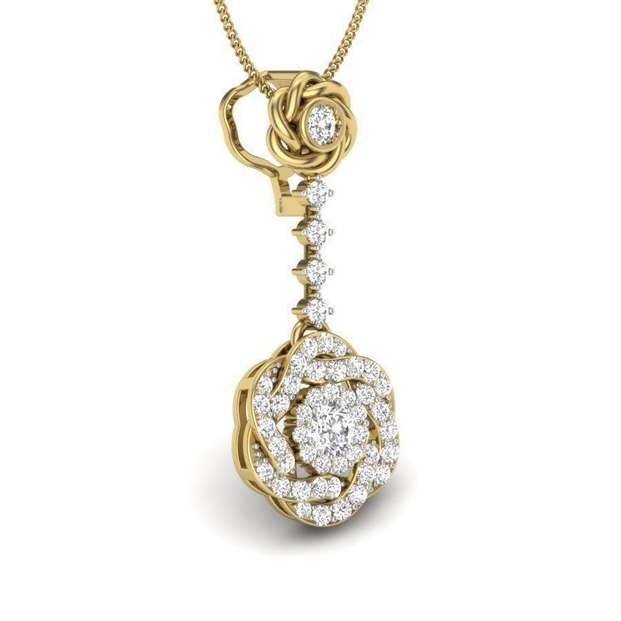 Women pendant 3dm render detail  3D print model_1