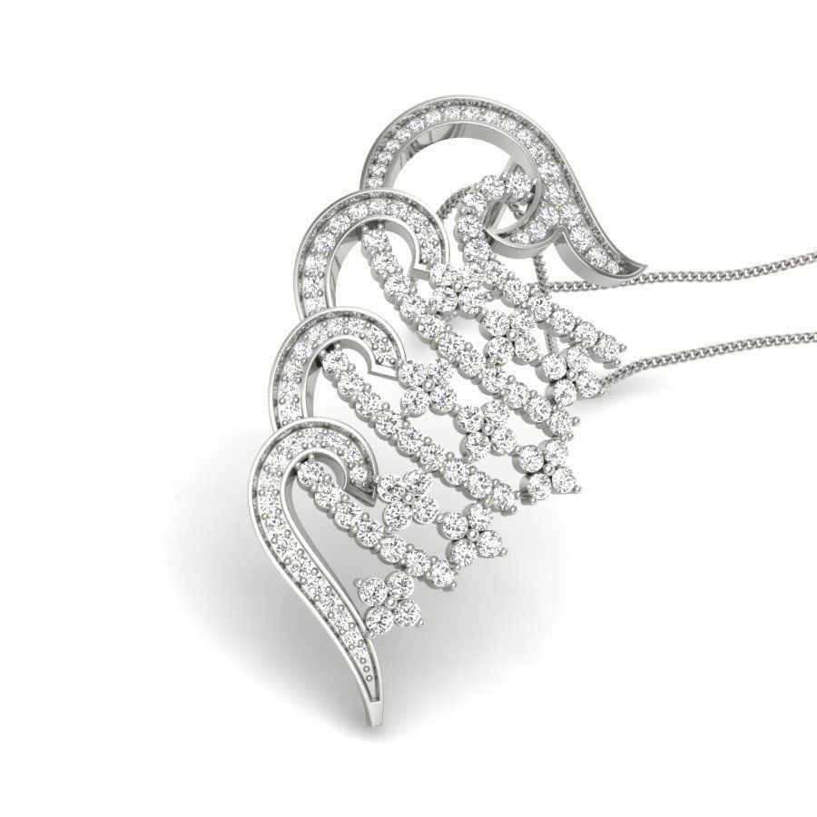 Women pendant 3dm render detail  3D print model_2