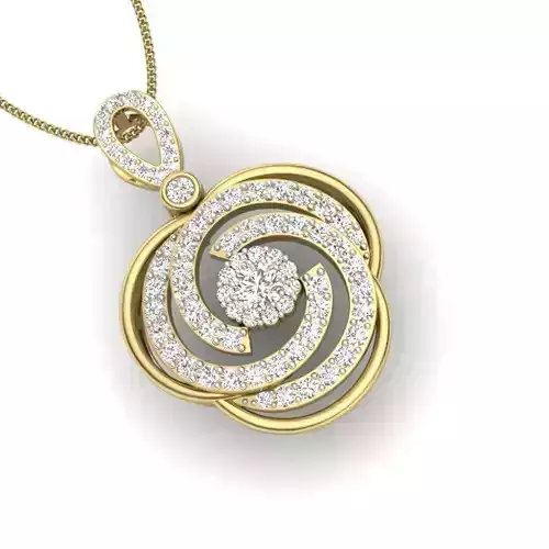 Women pendant 3dm render detail 