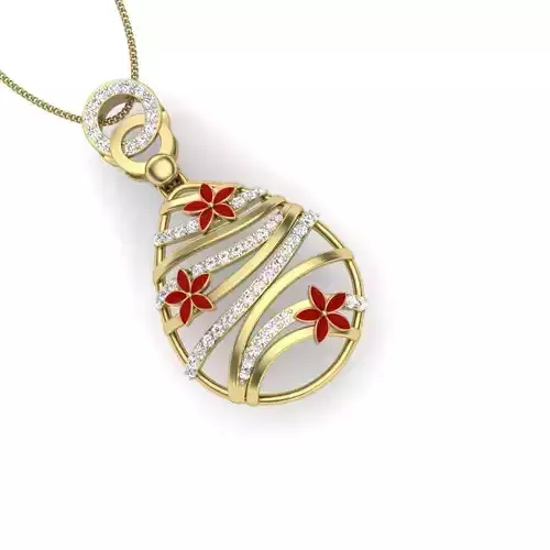 Women pendant 3dm render detail 