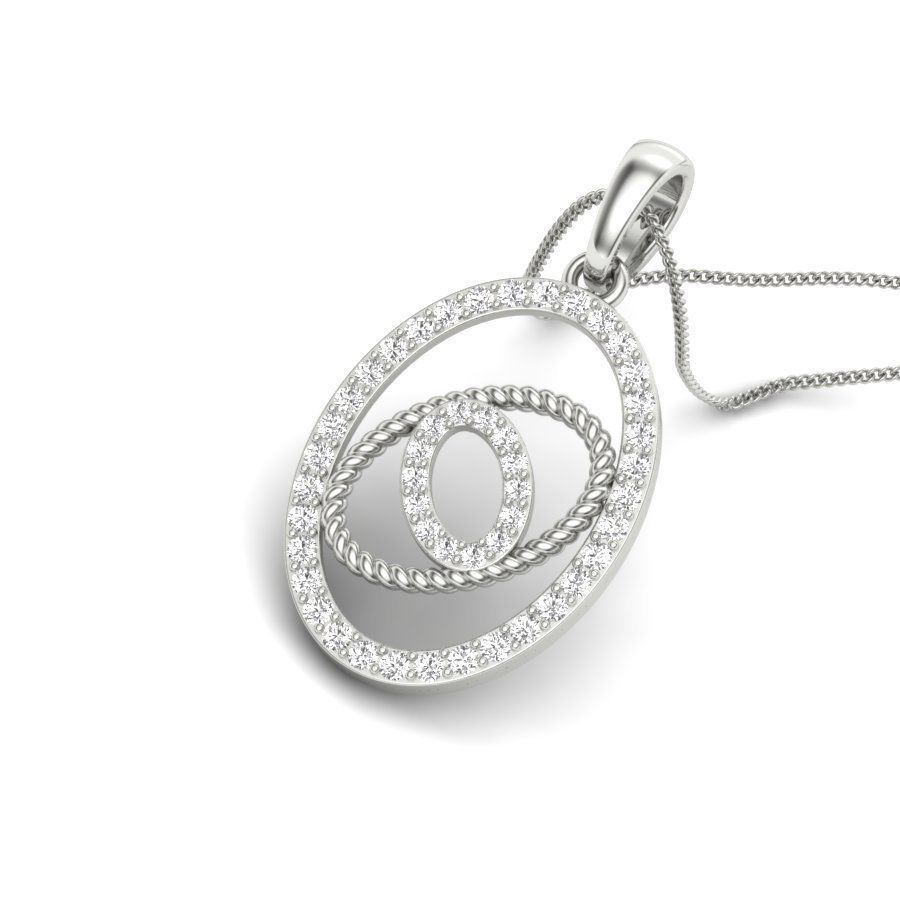 Women pendant 3dm render detail  3D print model_8