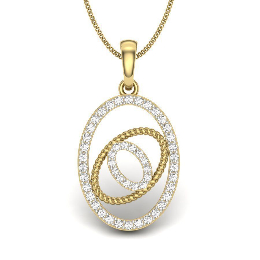 Women pendant 3dm render detail  3D print model_10