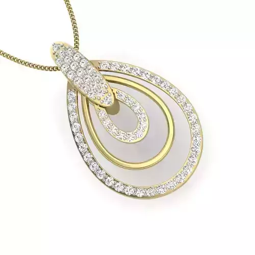 Women pendant 3dm render detail 