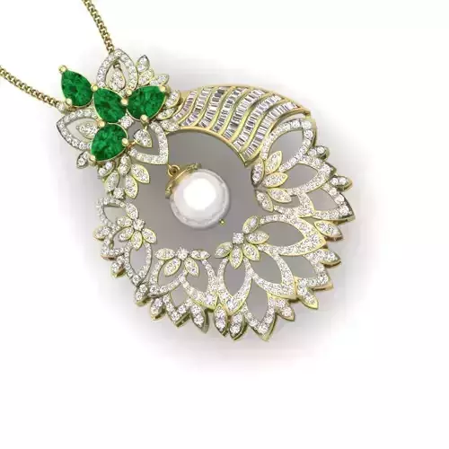 Women pendant 3dm render detail 