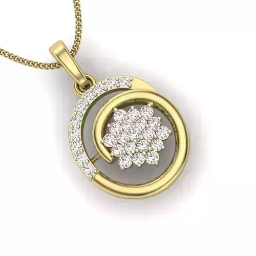 Women pendant 3dm render detail 