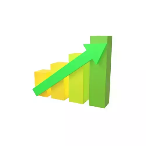 Bar Chart Increase Icon v1 003