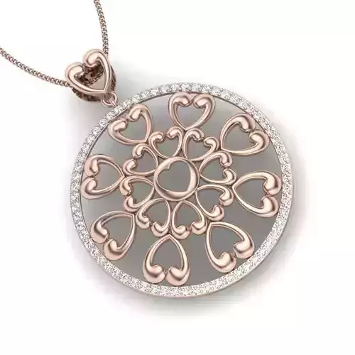 pendant rose gold