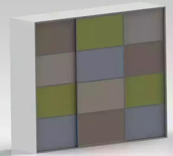 Colorful kids closet