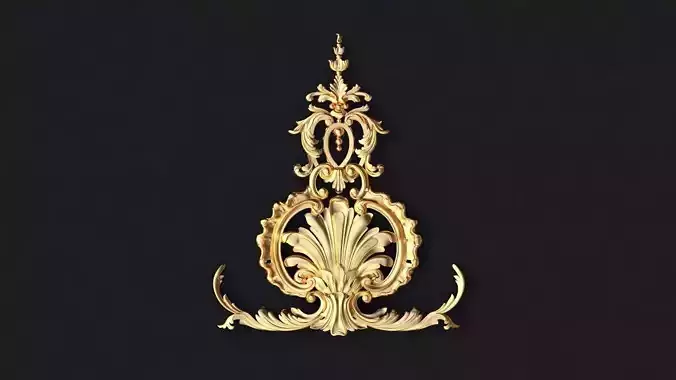 dekor golden ornate chandelier