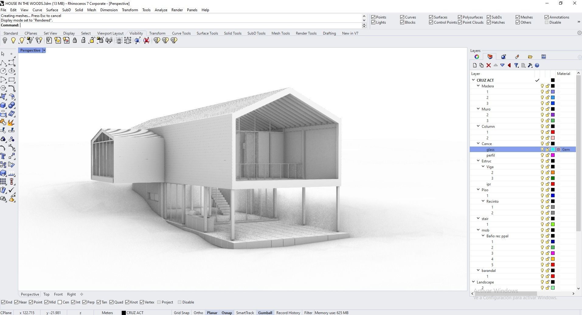 Cabin in the Woods 3D model_11
