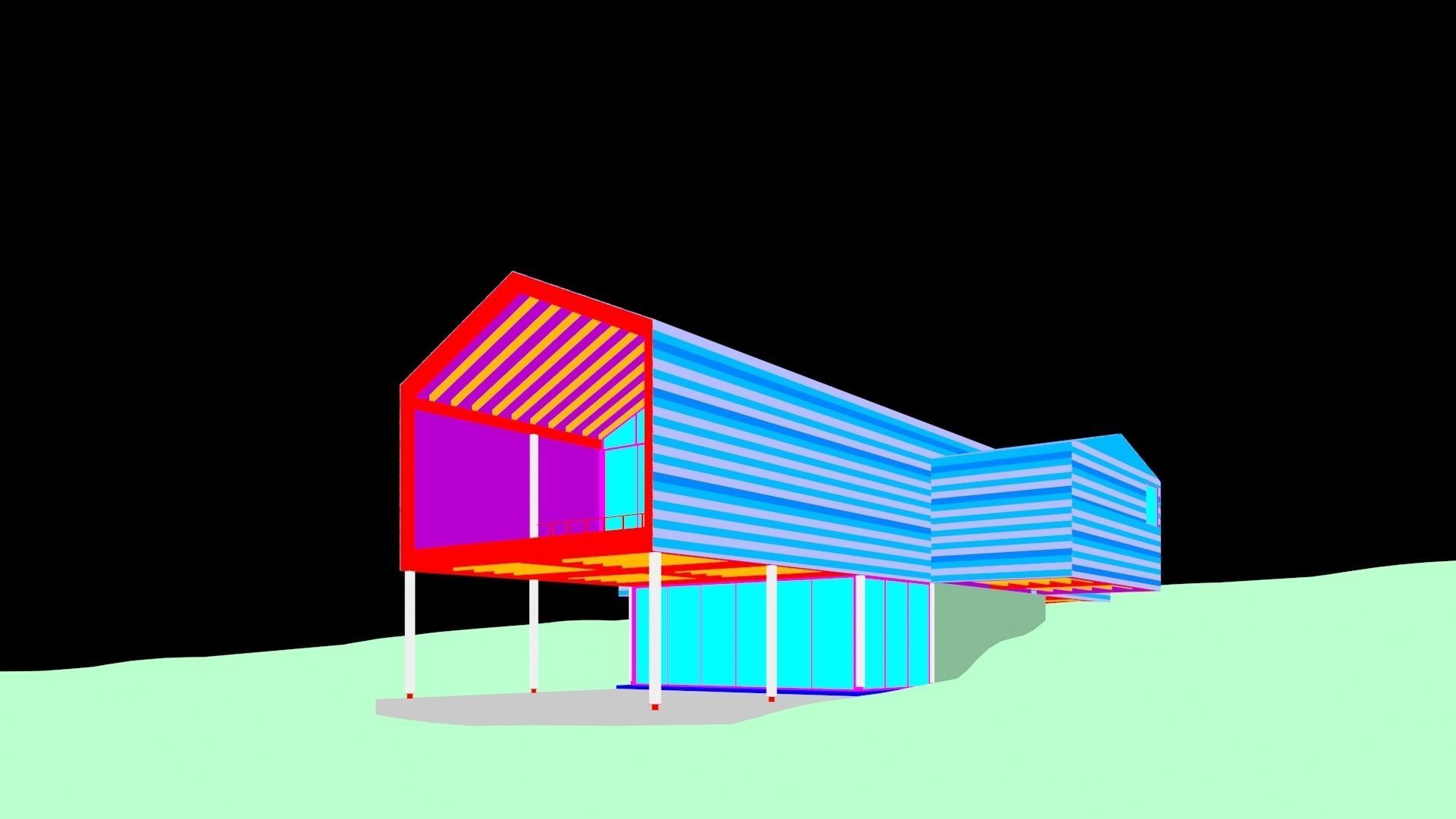Cabin in the Woods 3D model_34